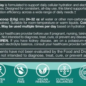 trubalance everyday sweetened warnings label